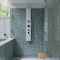 Alfi Brand White Glass Shower Panel W/ 2 Body Sprays and Rain Shower Head ABSP50W - alternate 2